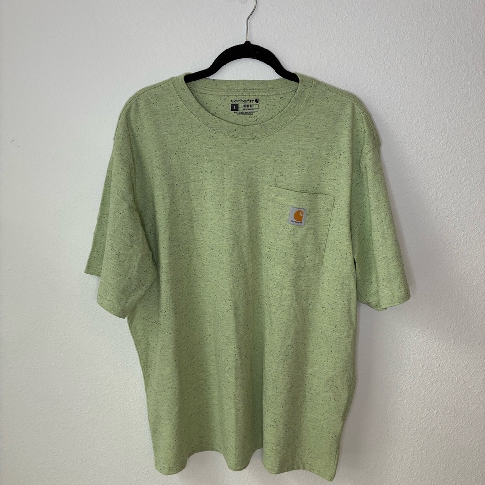 Carhartt Men’s Speckled Sage Short Sleeve Pocket Tee